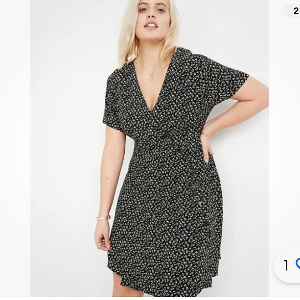 MADEWELL DRESS WITH BUTTONS